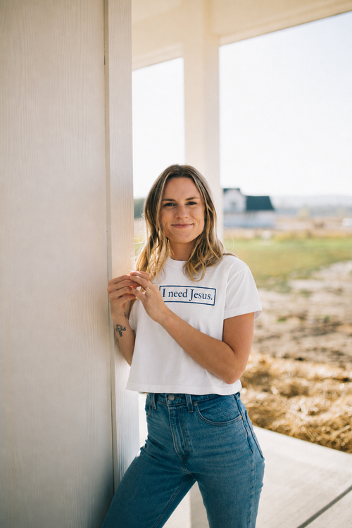 I need Jesus. - Arise Tee (Ephesians 5:14) - Women's Boxy Tee