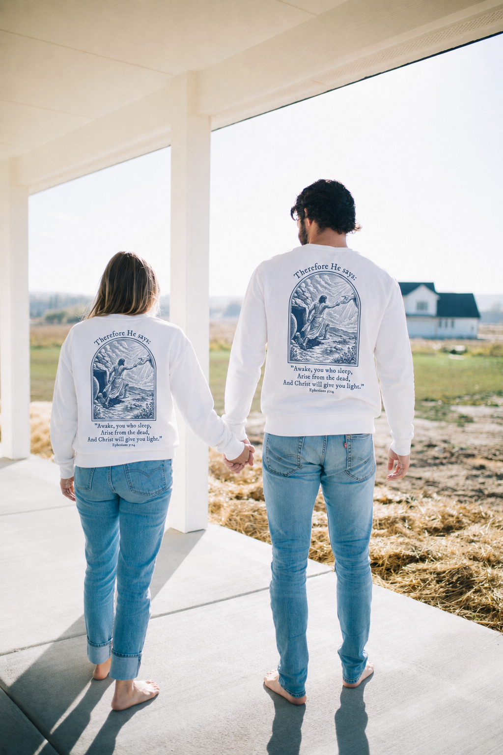I need Jesus. - Arise Crewneck (Ephesians 5:14) - Unisex
