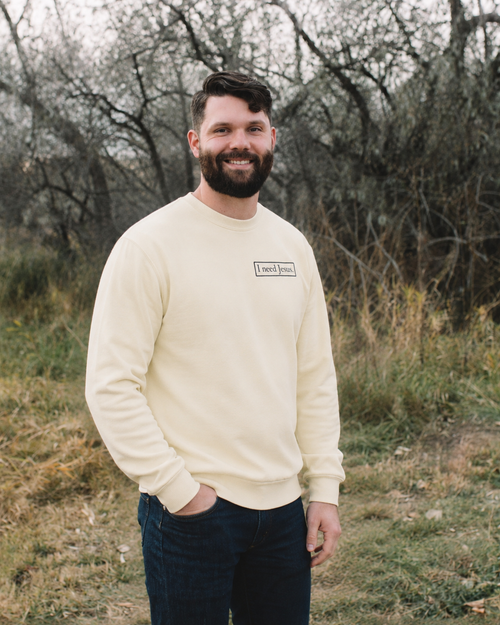I need Jesus. - Been Carried Crewneck (Isaiah 46:4) - Men's