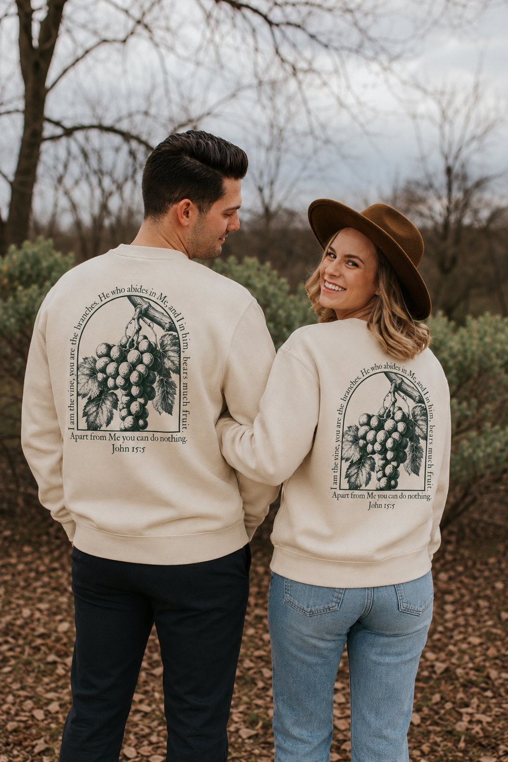 I need Jesus. - The Vine Crewneck (John 15:5) - Unisex