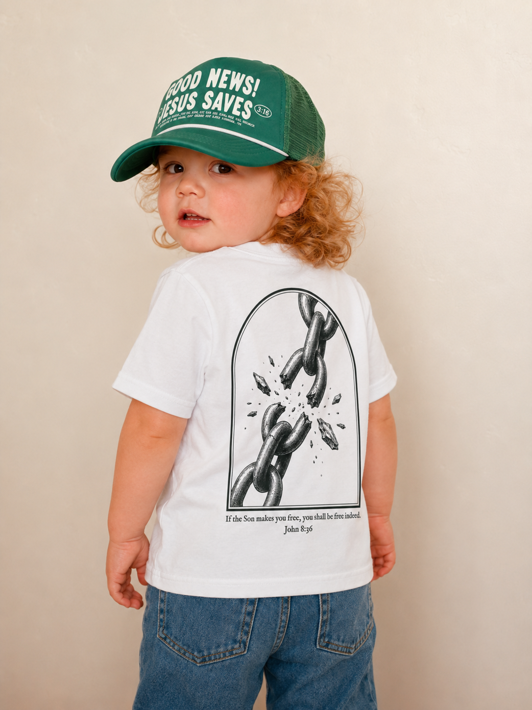 I need Jesus. - Set Free Tee (John 8:36) - Youth