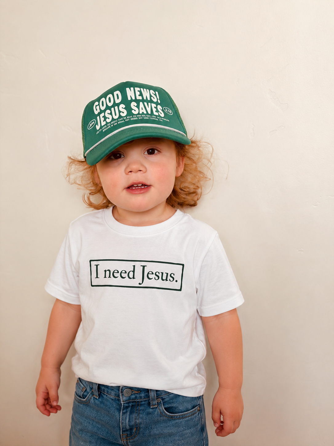 I need Jesus. - Set Free Tee (John 8:36) - Youth