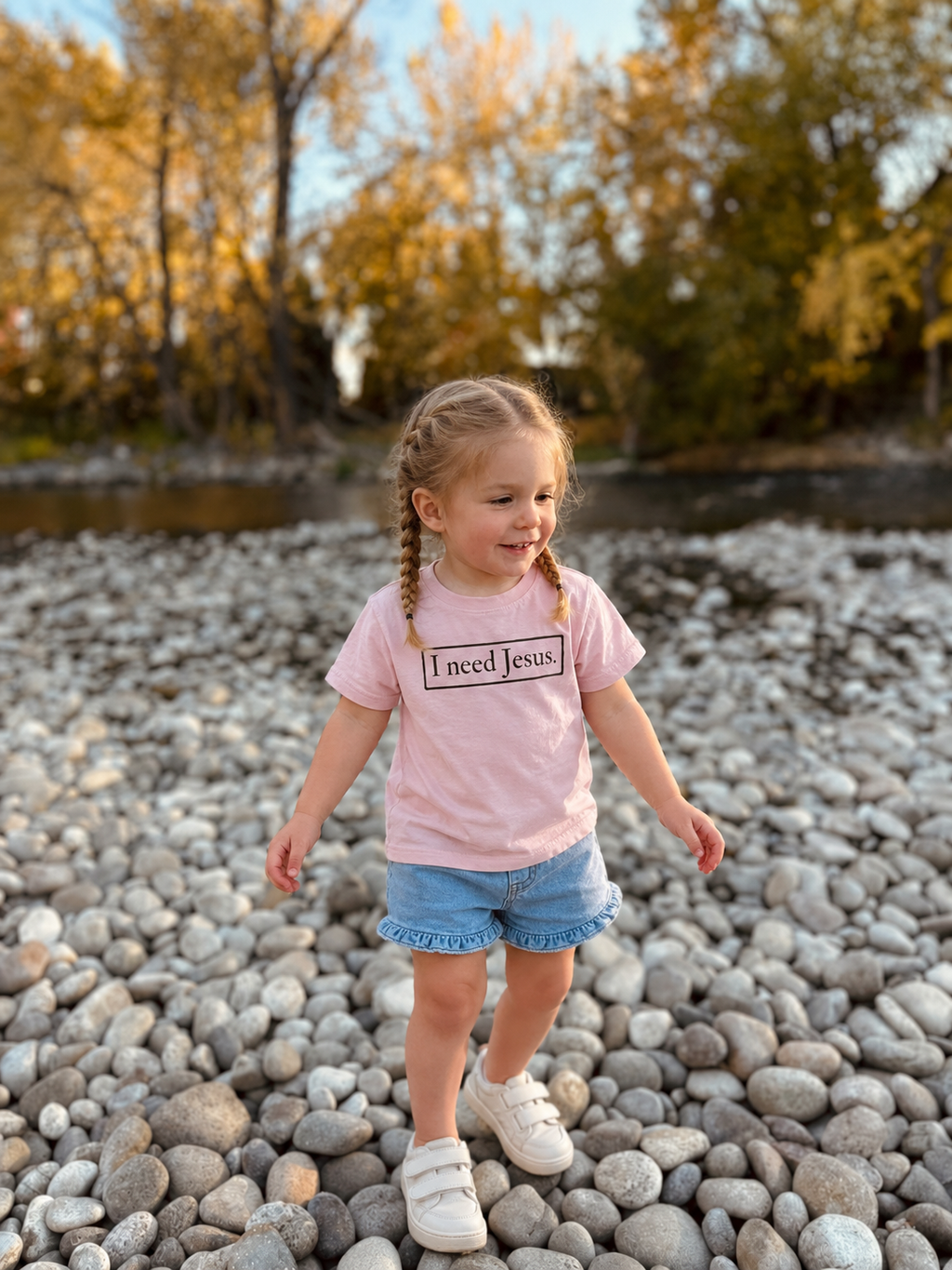 I need Jesus. - Been Carried Tee (Isaiah 46:4) - Youth/Girl's - 2 colors