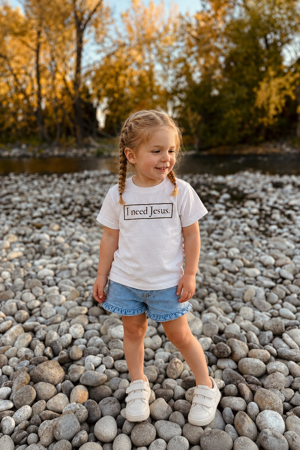 I need Jesus. - Been Carried Tee (Isaiah 46:4) - Youth/Girl's - 2 colors
