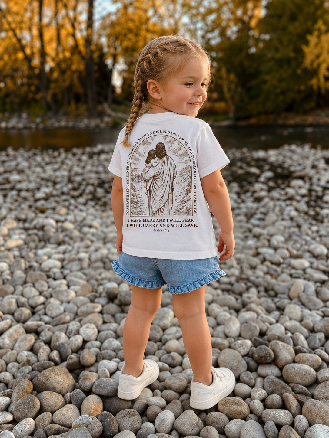 I need Jesus. - Been Carried Tee (Isaiah 46:4) - Youth/Girl's - 2 colors