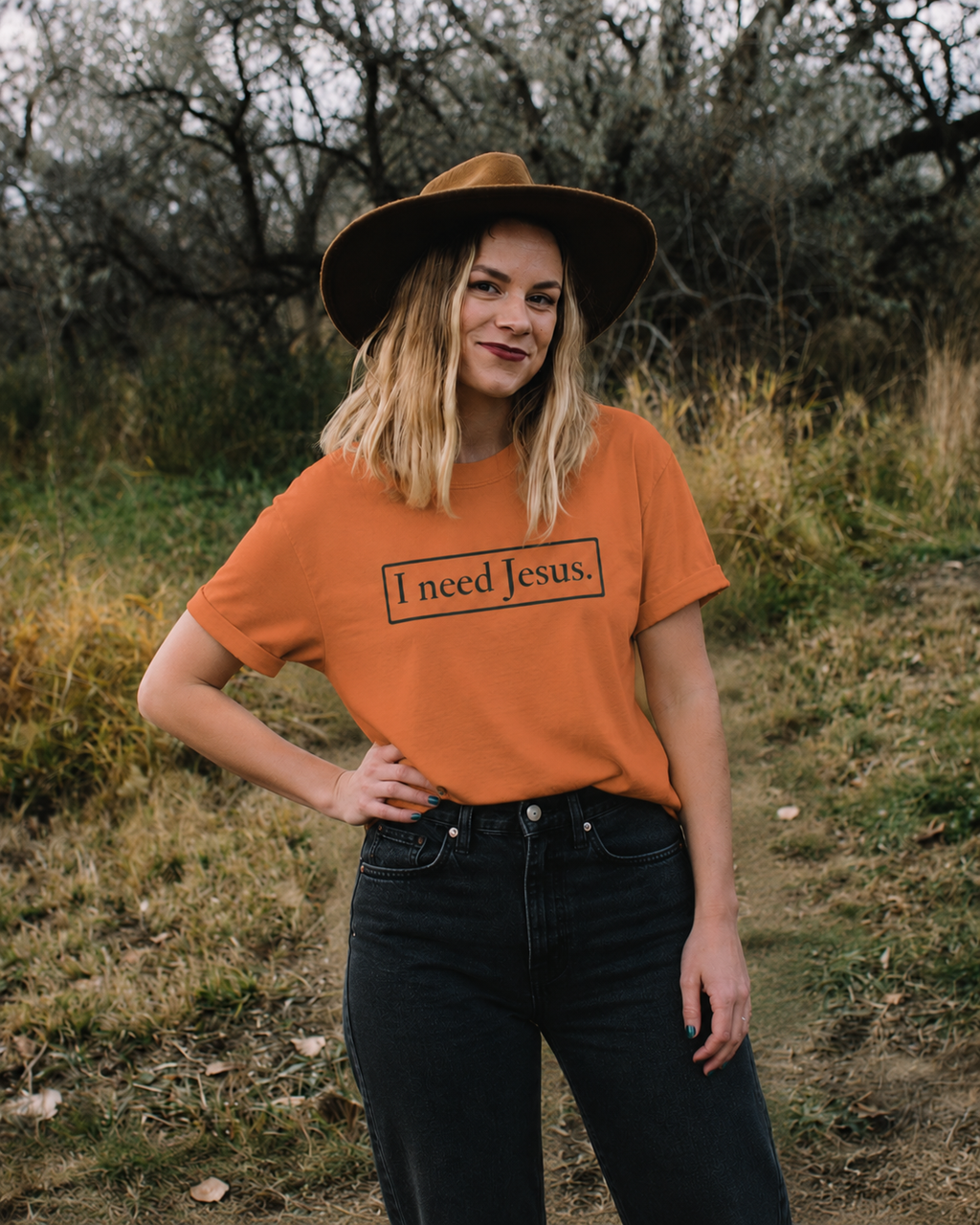 I need Jesus. - Logo Tee - Unisex - 10 colors