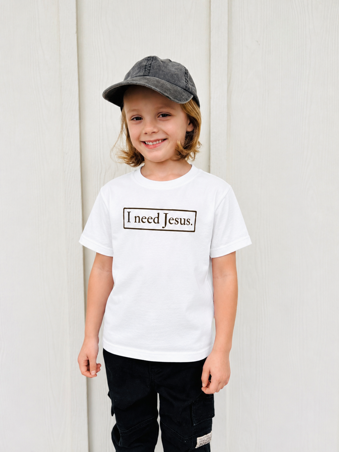 I need Jesus. - Been Carried Tee (Isaiah 46:4) - Youth/Boy's