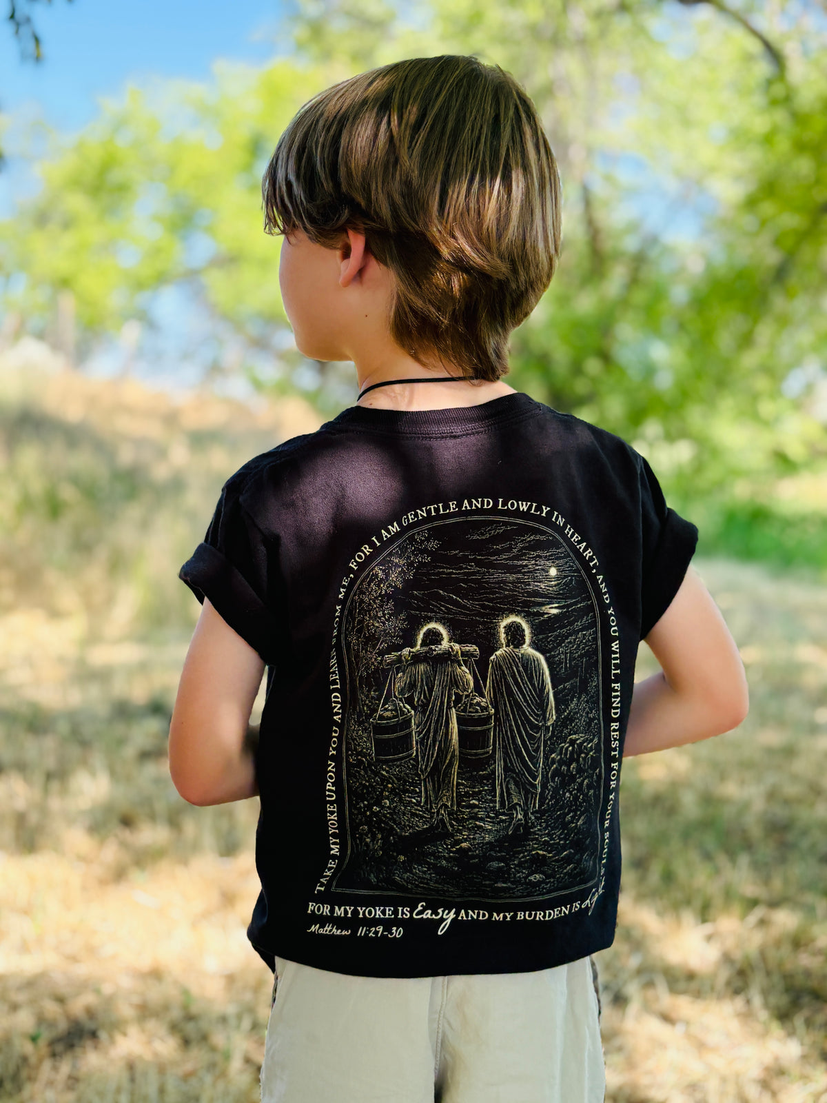 I need Jesus. - Find Rest Tee (Matthew 11:29-30) - Youth