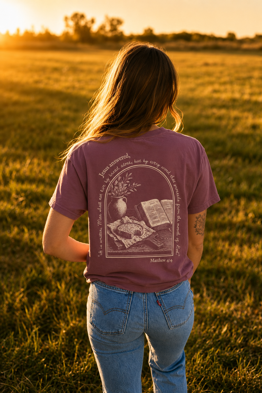 I need Jesus. - Mouth of God Tee (Matt. 4:4) - Unisex