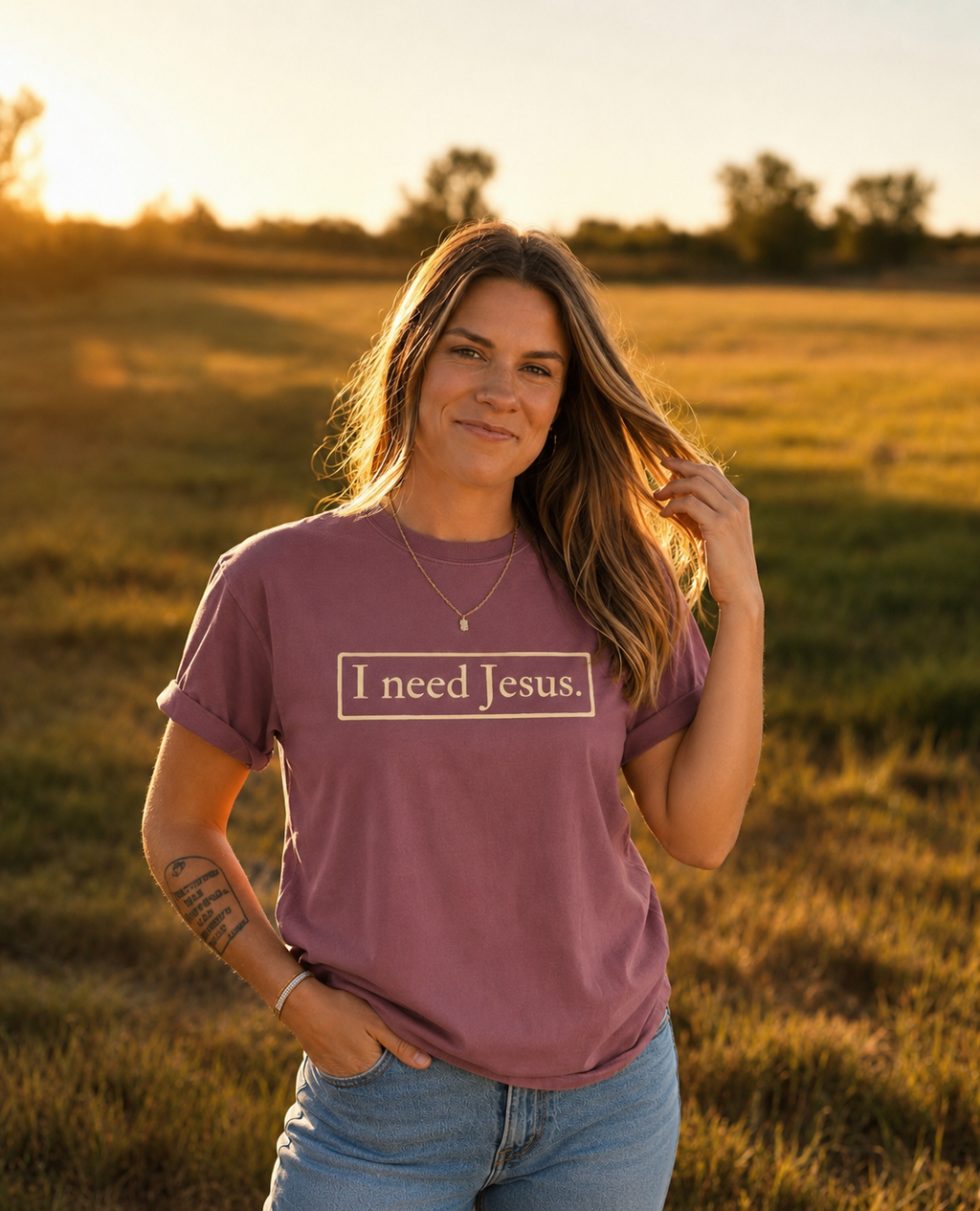 I need Jesus. - Mouth of God Tee (Matt. 4:4) - Unisex