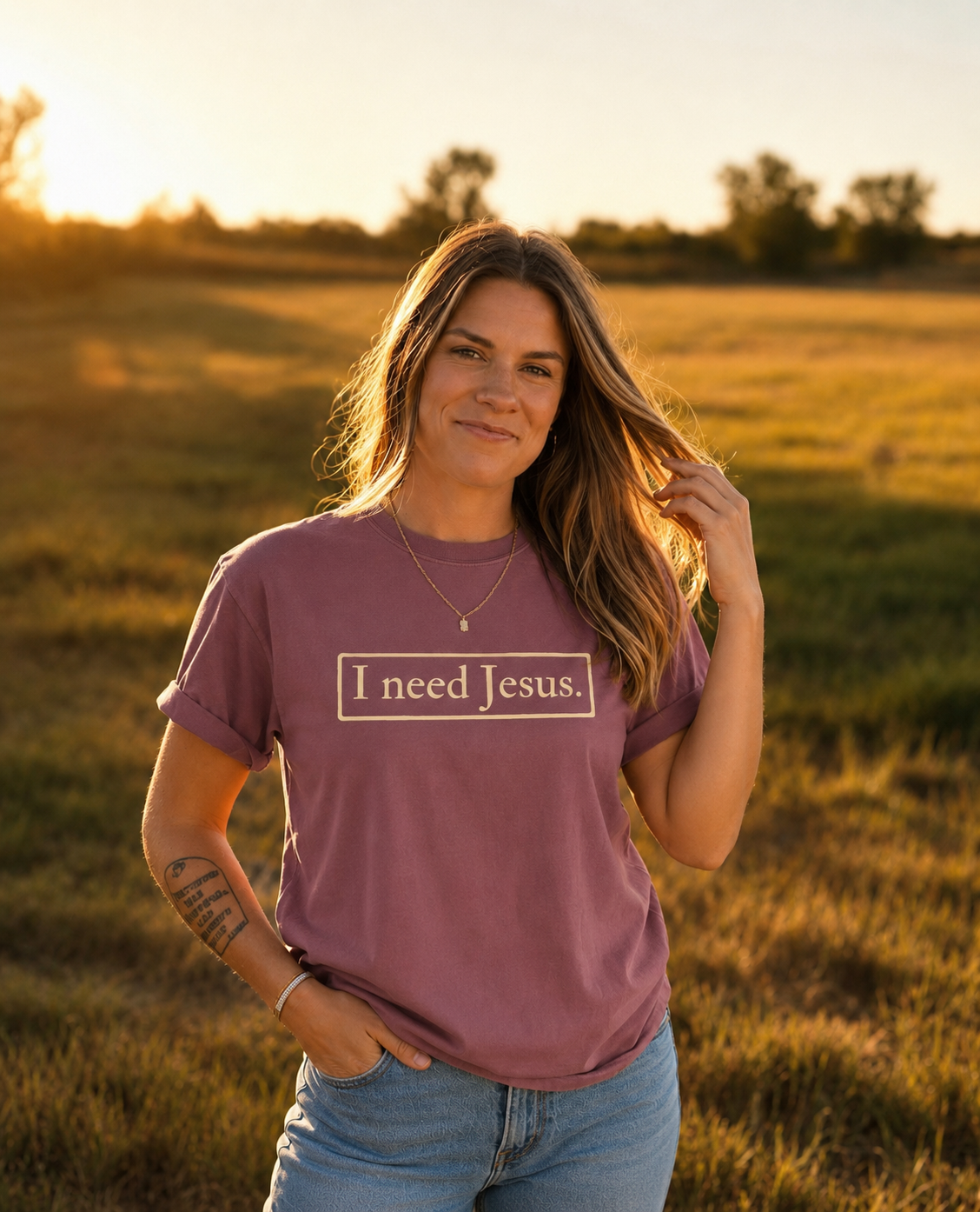 I need Jesus. - Mouth of God Tee (Matt. 4:4) - Unisex